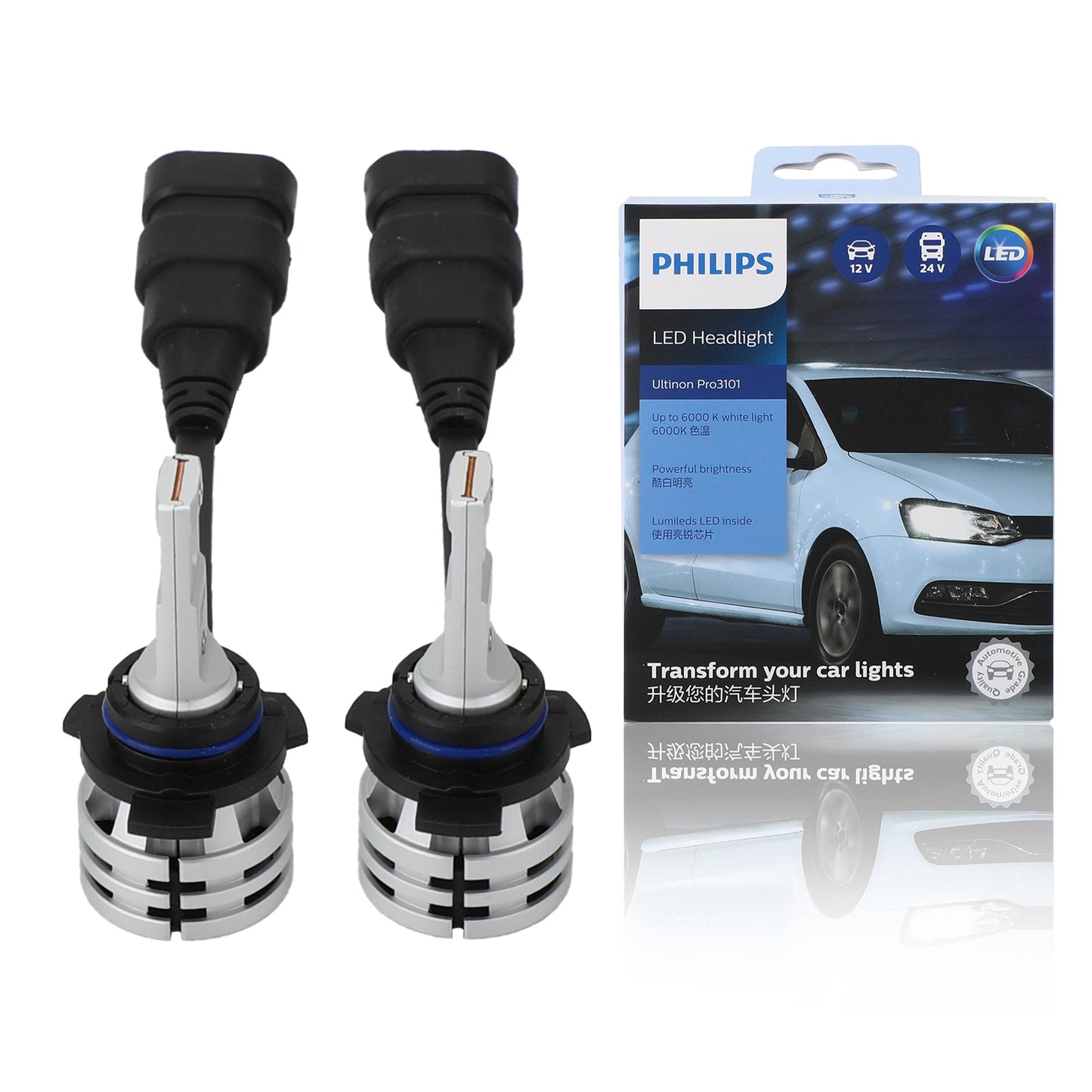 Für Philips Ultinon Pro3101 HL 24W 6000K LED-Scheinwerfer-Set generisch