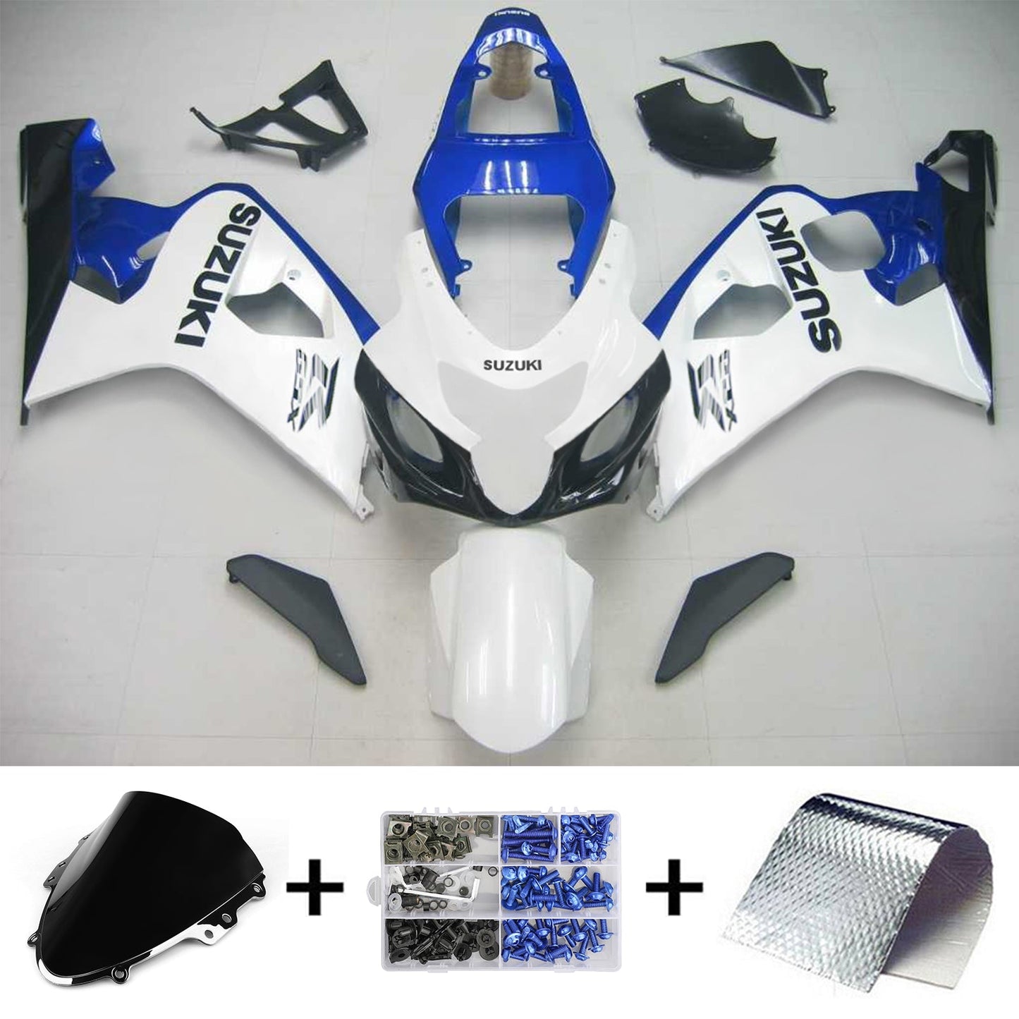 Amotopart Suzuki GSXR 600/750 2004-2005 Verkleidungskit Karosserie Plastik