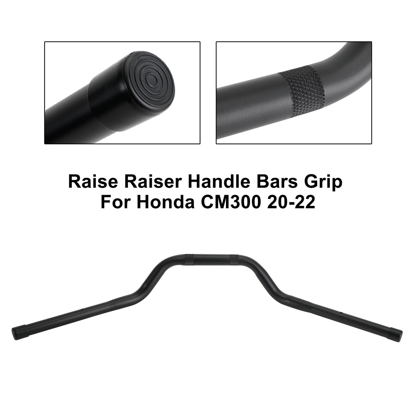 Honda Cm300 2020-2022 Universal 7/8" 22Mm Raiser Motor Bars Lenker Schwarz