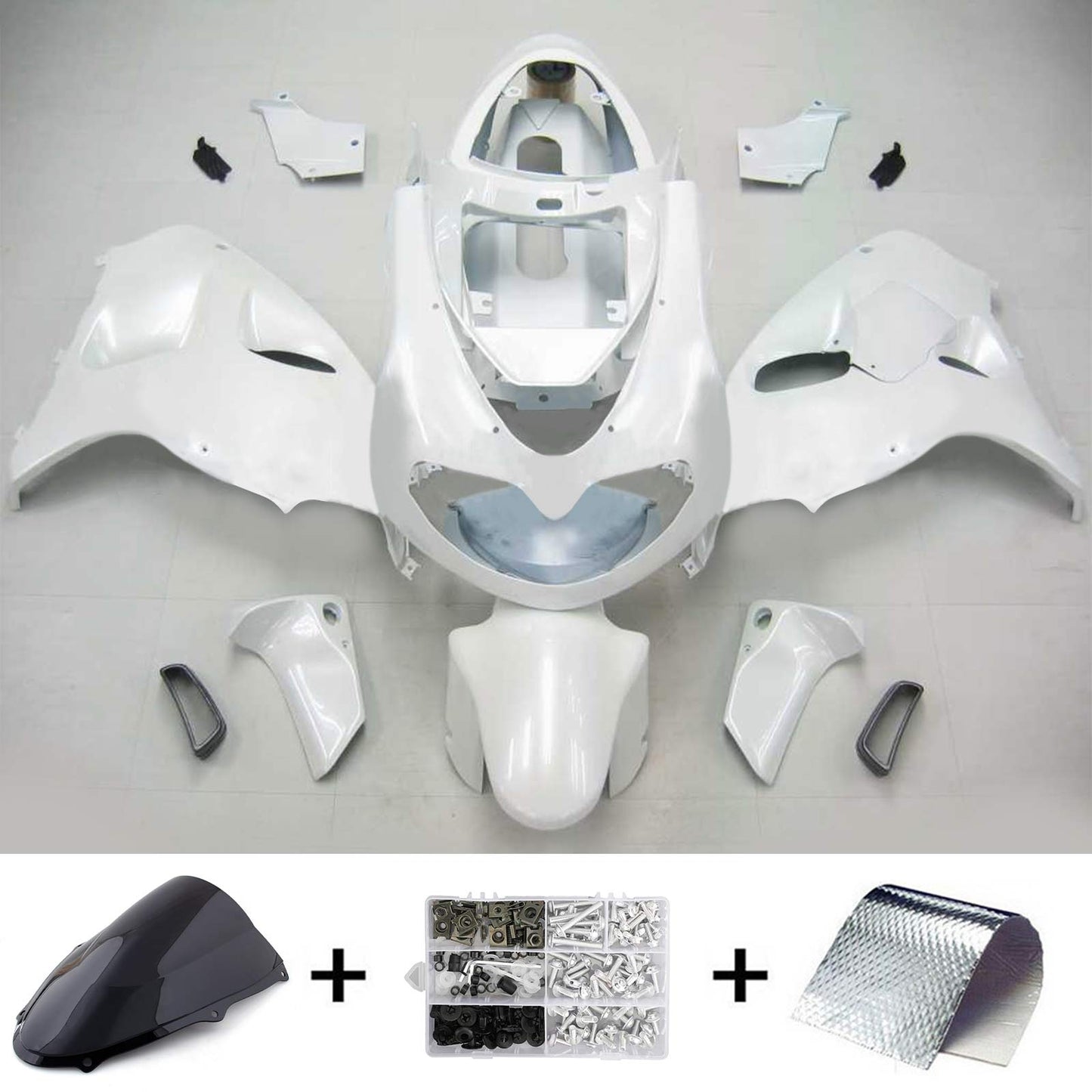 Amotopart Suzuki TL1000R 1998-2003 Verkleidungskit Karosserie Plastikabs ABS