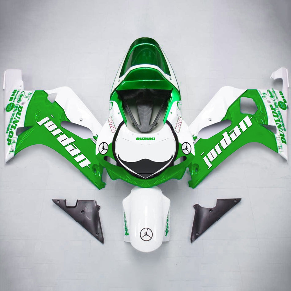 Amotopart Suzuki GSXR750 2001-2003 Verkleidungskit Karosserie Plastik