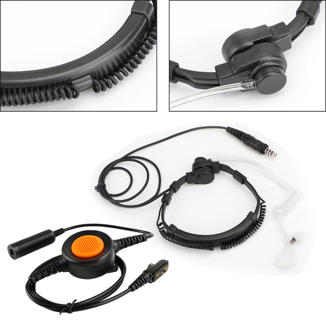 7,1 mm Big Plug Tactical Throat Headset 6-Pin U94 PTT für Hytera PD780/700G/580