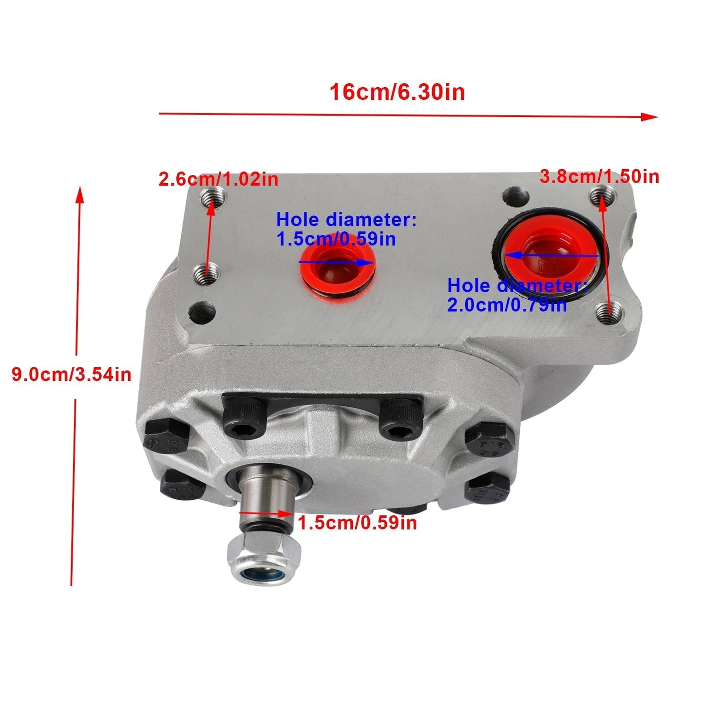 Internationale Traktor-Hydraulikpumpe: Wesentlicher Bestandteil für die Modelle 766, 786, 886, 966, 986, 1066, 1086, 1466