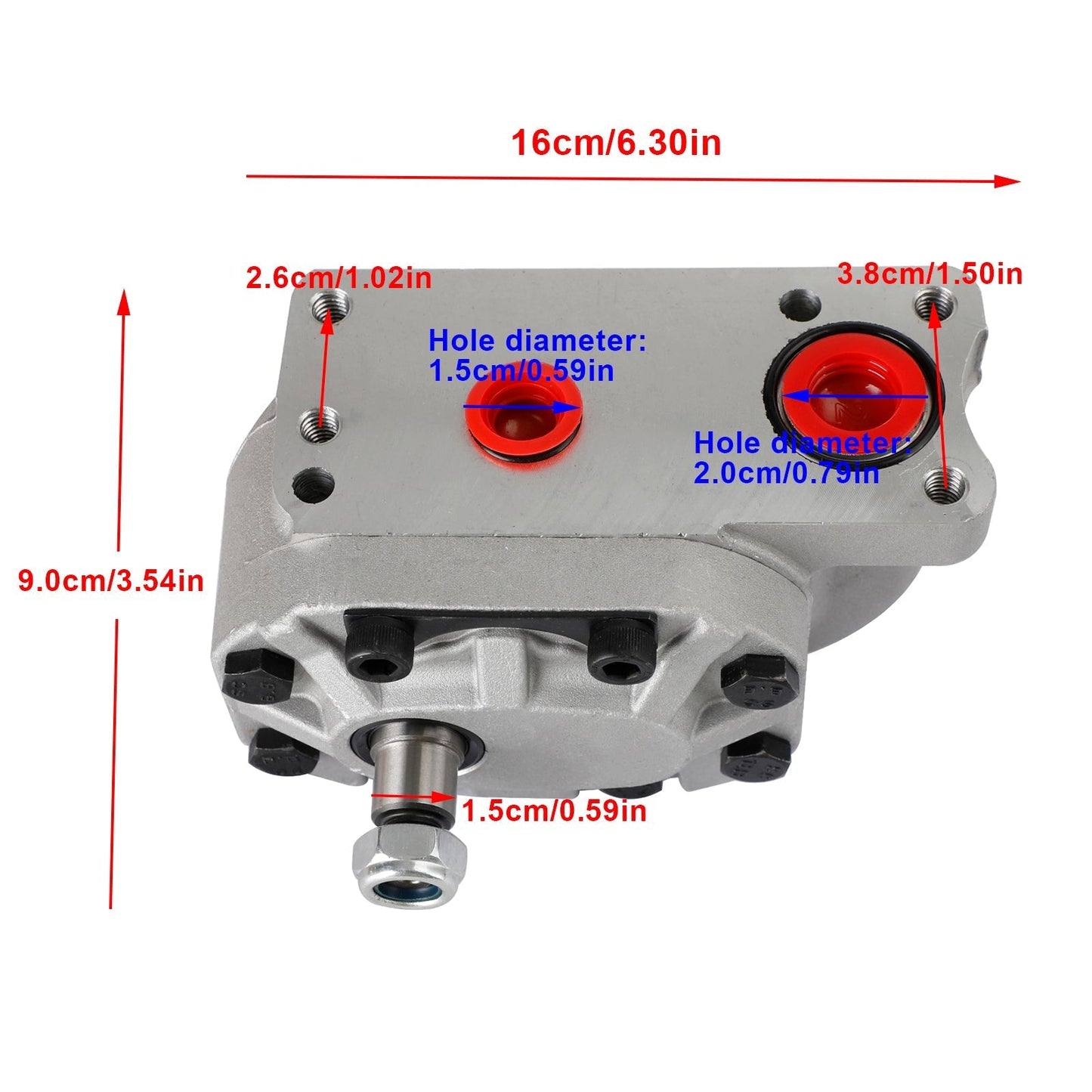 Hochleistungs-Hydraulikpumpe passend für internationale Traktoren – Serie 766, 786, 886, 966, 986, 1066, 1086, 1466