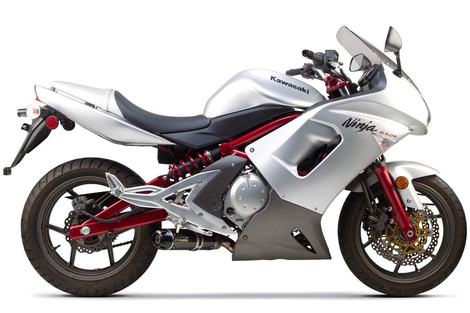 Amotopart Kawasaki 2006-2008 ER6F/Ninja650 Sliver Abzugskit | Nur Außenverkleidungsteile