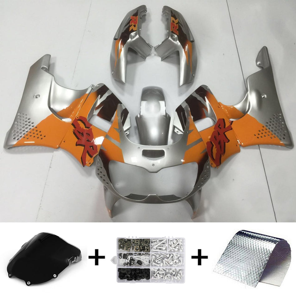 Amotopart Honda CBR900RR 893 1994-1995 Kit de carénage Corps Plastique ABS
