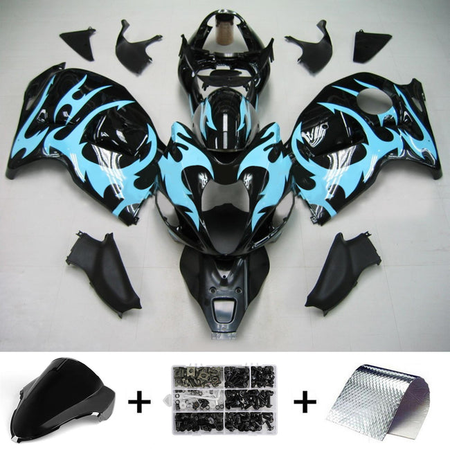 Amotopart Suzuki Hayabusa GSXR1300 1999-2007 Kit de carénage Corps Plastique