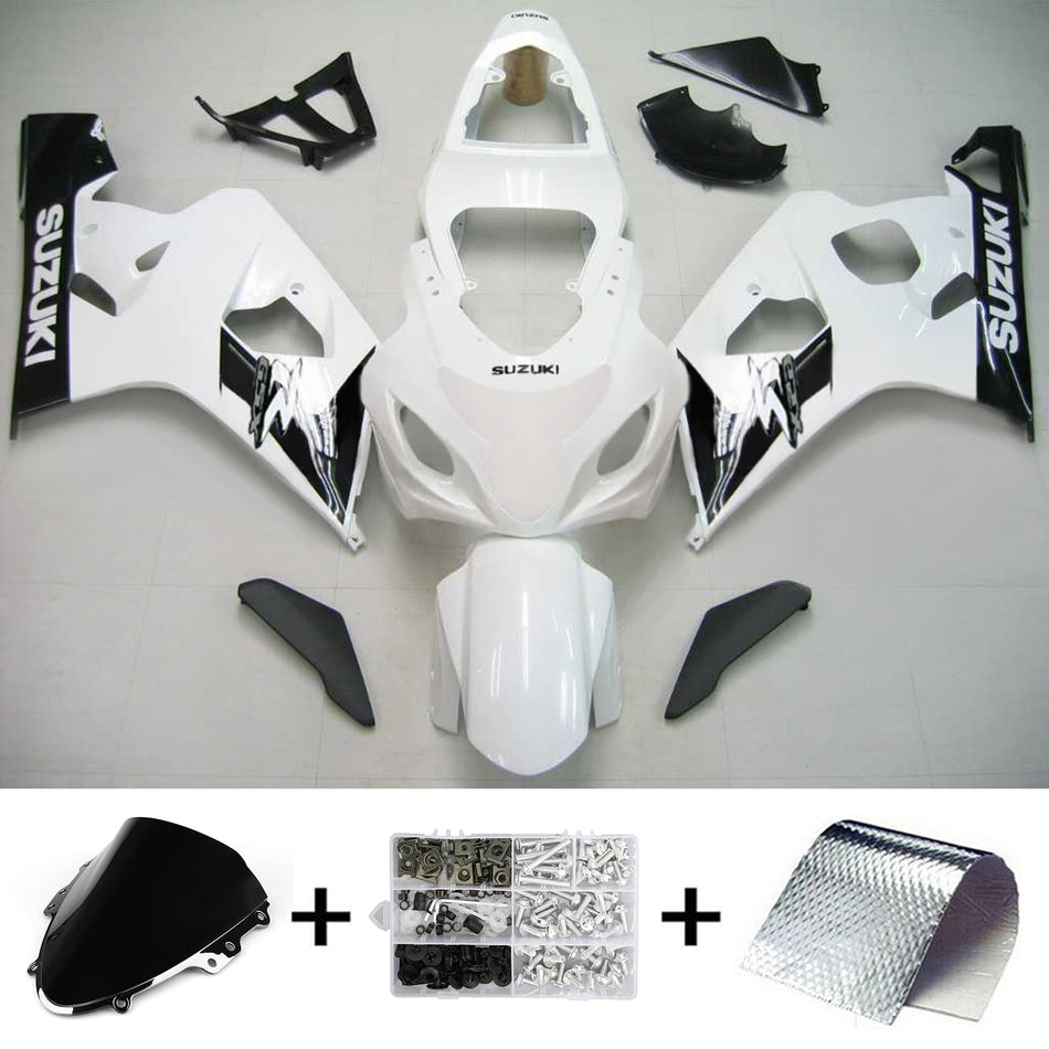 Amotopart Suzuki GSXR 600/750 2004-2005 Kit de carénage Corps Plastique