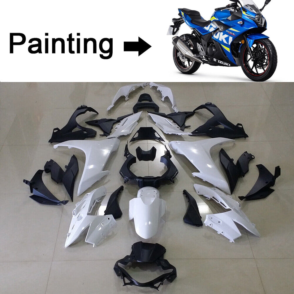 Amotopart Suzuki GSX250R 2017-2020 Kit de carénage Corps Plastique ABS
