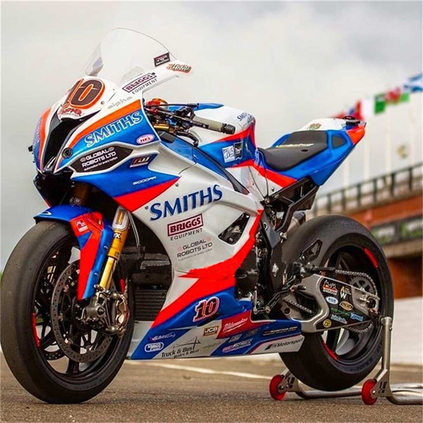 AMOTOPART 2019-2022 BMW S1000RR/M1000RR White Blue Red Racing Kiting Racing Kit