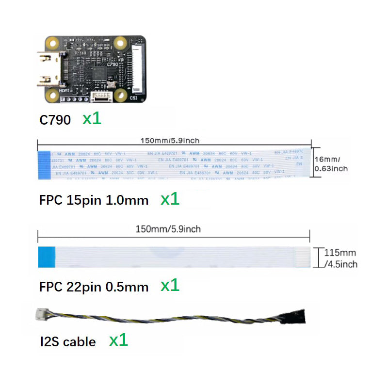 HDMI zu CSI-2 C790 Modul HDMI IN zu CSI C0779 Erweiterungskarte Pikvm