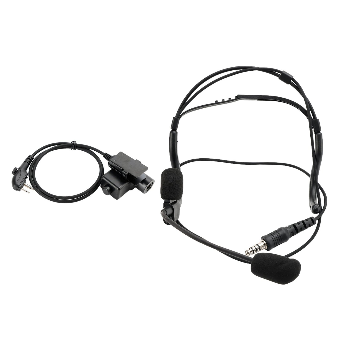 Für HYT PD415 PD500 PD505 6-Pin U94 PTT 7,1-C8 Hinten Montieren Stecker Taktische Headset