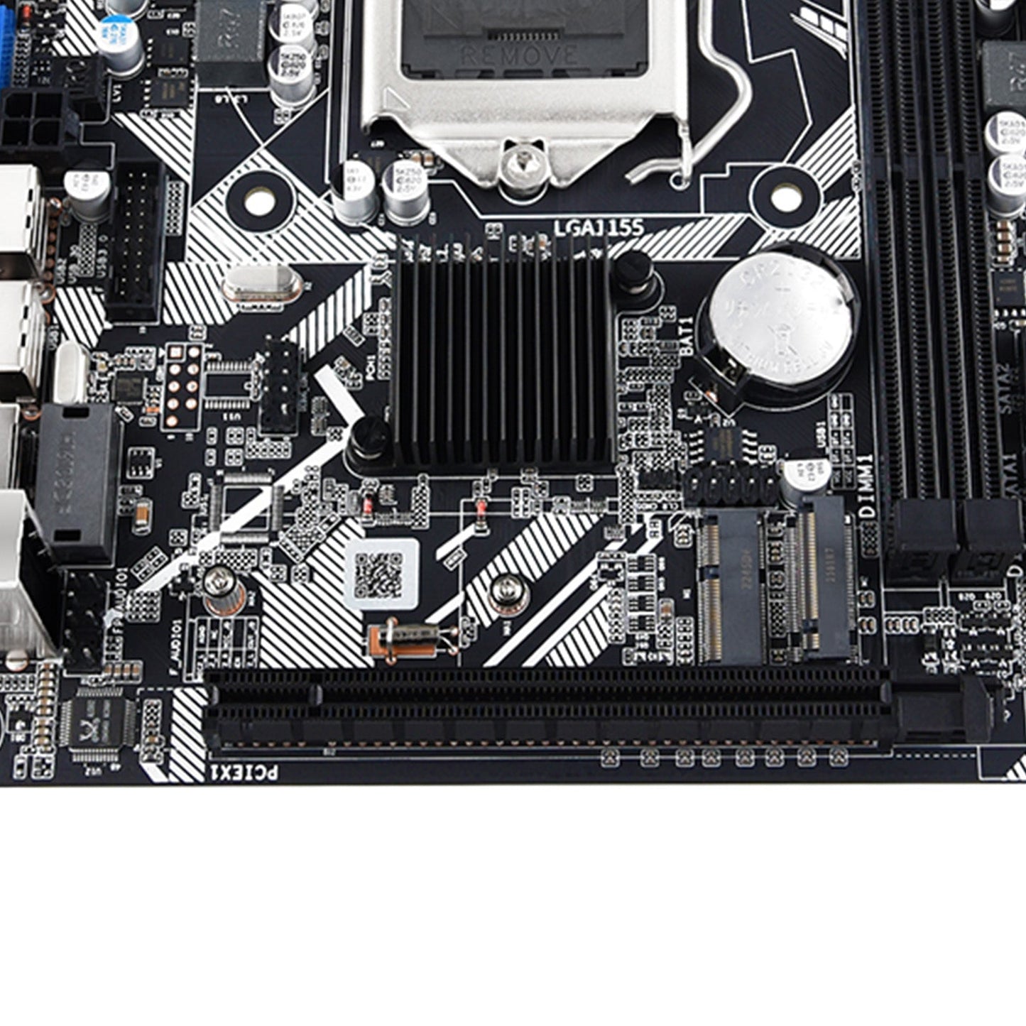 LGA 1155 unterstützt 2*DDR3 USB2.0 SATA2 NVME Plate Board PC H61-ME Motherboard