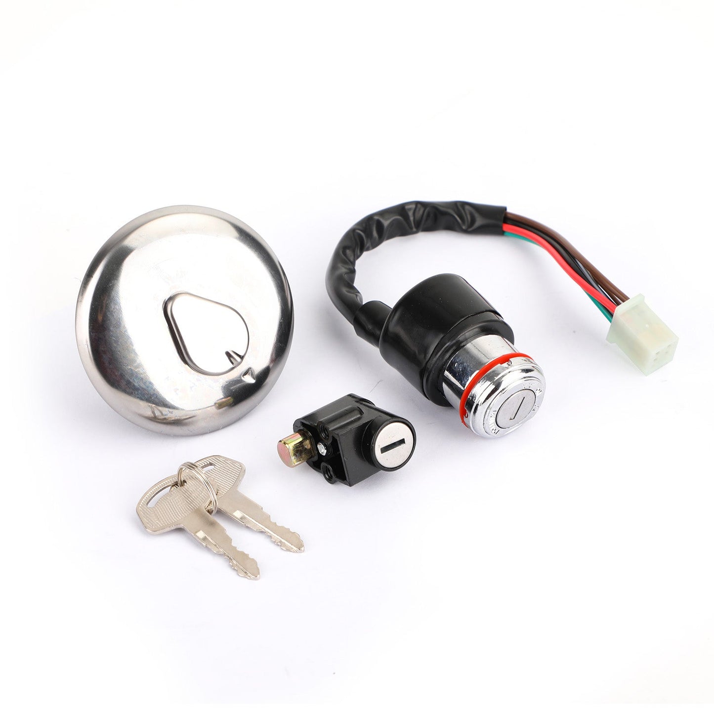 Zündschalter Fuel Gas Cap Lock-Set für Suzuki GN125 GN 125 1982-2001 Generic