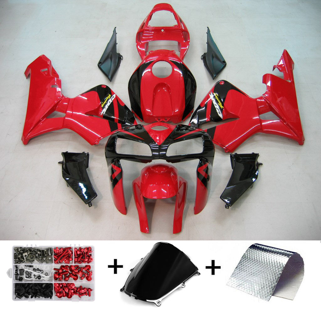 Amotopart 2005-2006 CBR600RR Honda Carénage F5 Rouge Kit