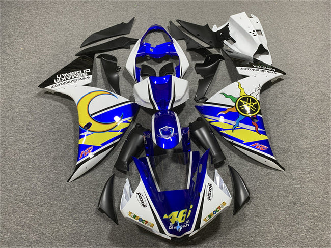 Amotopart Verkleidungsset für Yamaha YZF 1000 R1 2012–2014, Karosserie, Kunststoff, ABS