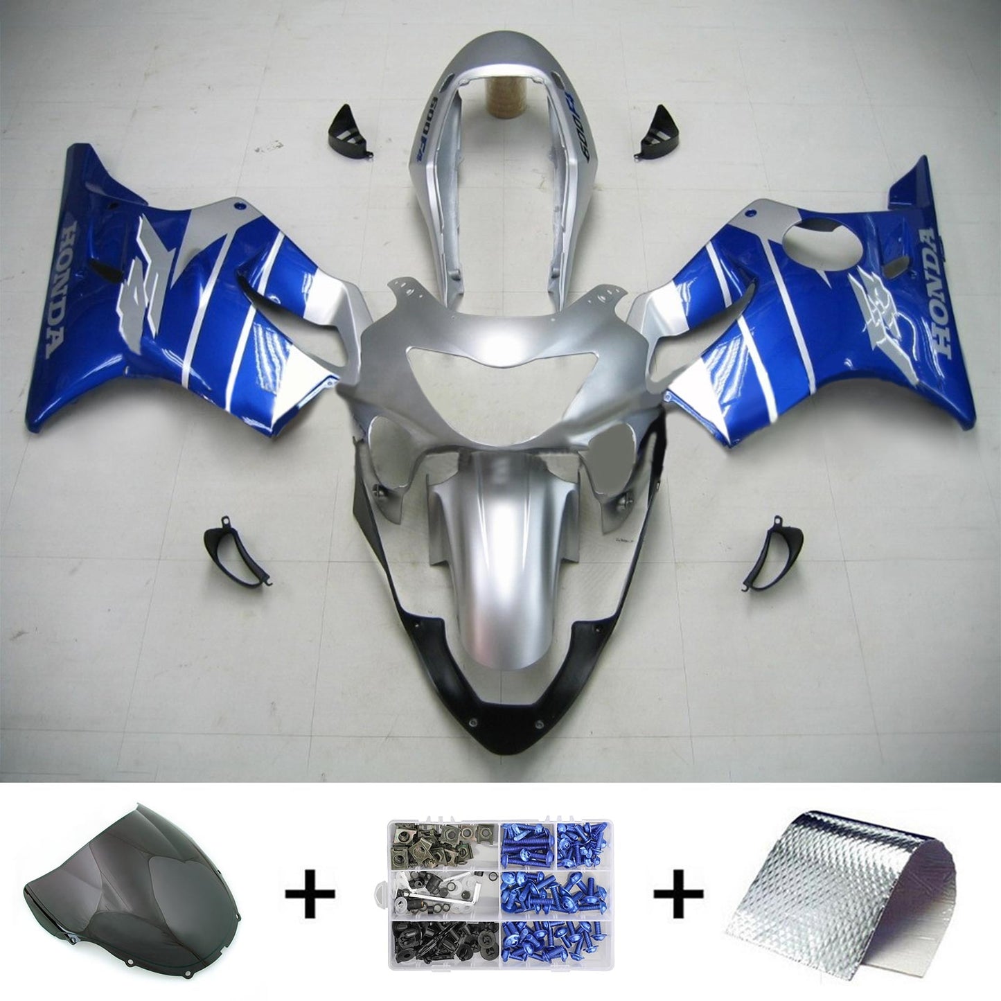 Amotopart Honda CBR600F4 1999-2000 Verkleidungssatz Karosserie Kunststoff ABS