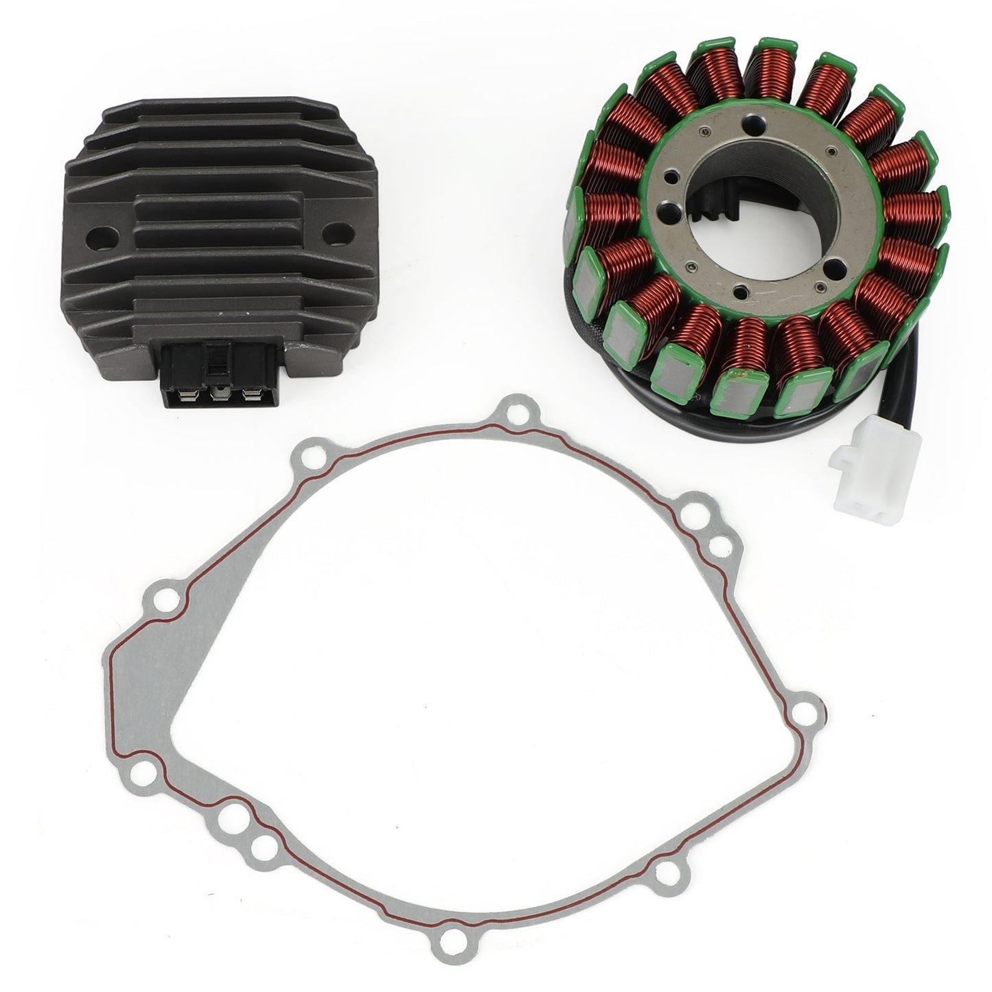 Magneto-Stator+Spannungsgleichrichter+Dichtung für Yamaha YZF R1 YZF-R1 1998-2001 00 99 Generikum