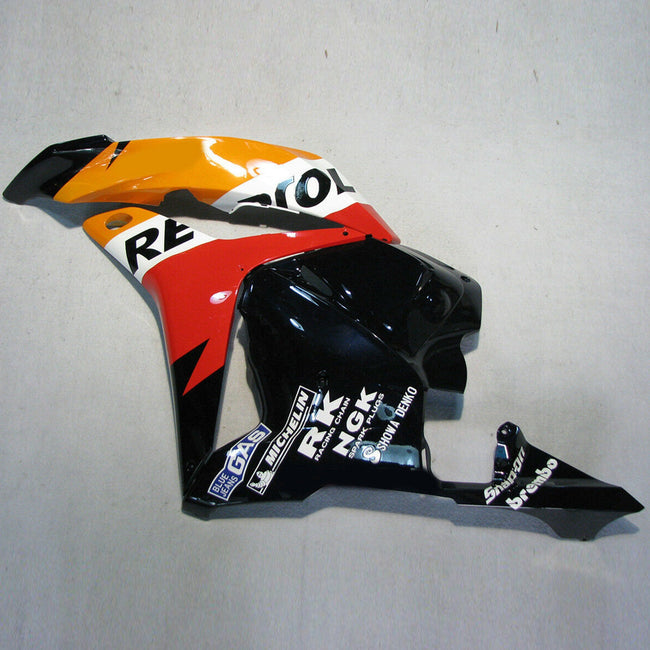 AMOTOPART 2009-2012 Honda CBR600RR Orange & Black Faxing Kit