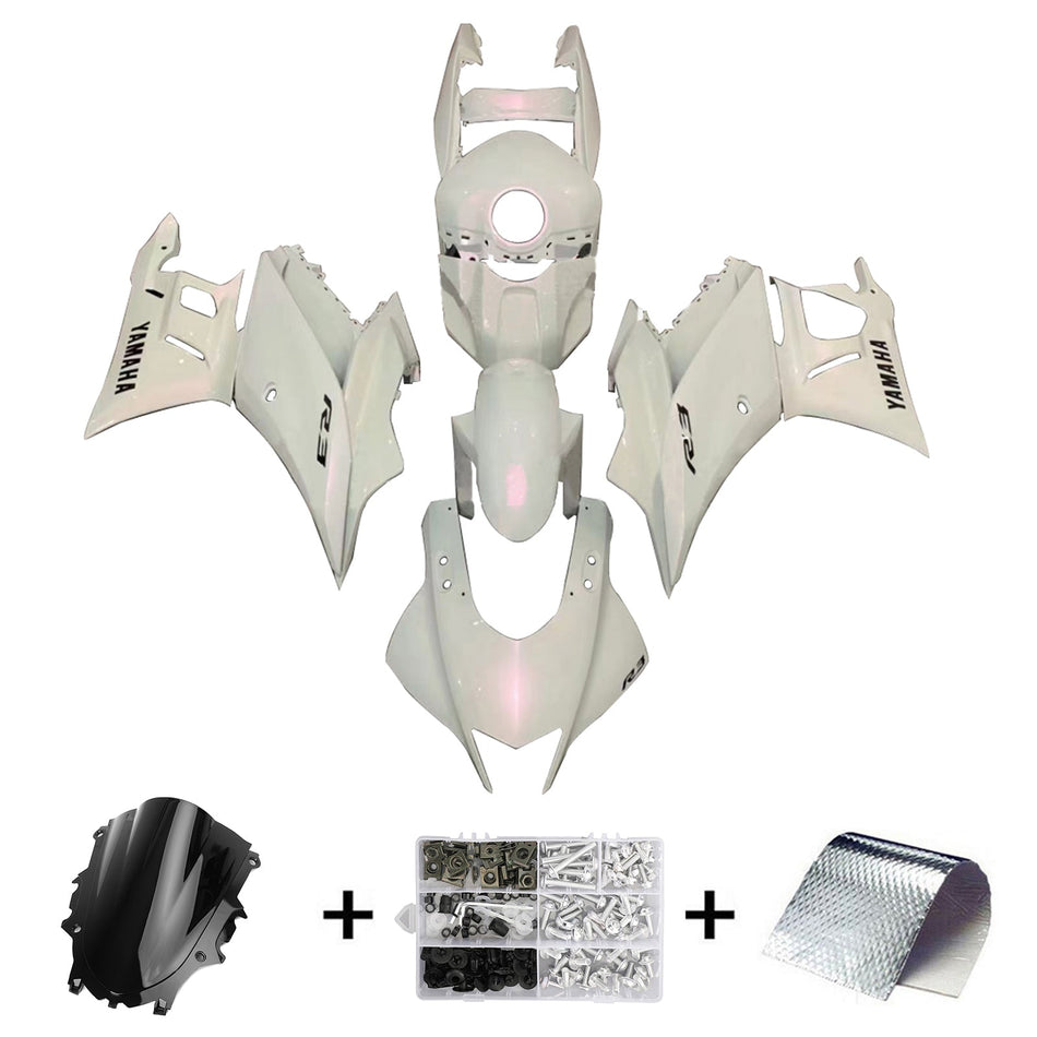 Amotopart Yamaha YZF-R3 R25 2019–2021 Verkleidungsset, Karosserie, Kunststoff, ABS