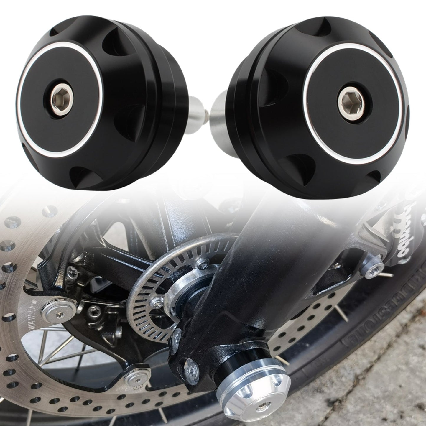 Protection de fourche avant lacet de roue Convient pour BMW R9T 2020-2021 C-Chrome Generic