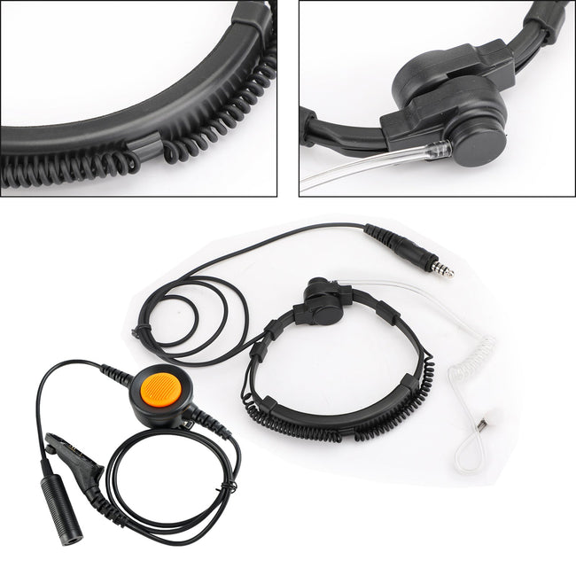 Für DP3400 DGP4150 APX4000 6-Pin U94 PTT 7,1mm Big Plug Tactical Throat Headset