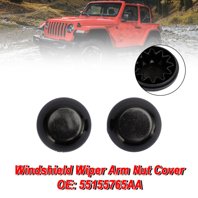 Jeep Wrangler 2018 2× Mutternabdeckung für Scheibenwischerarm 55155765AA