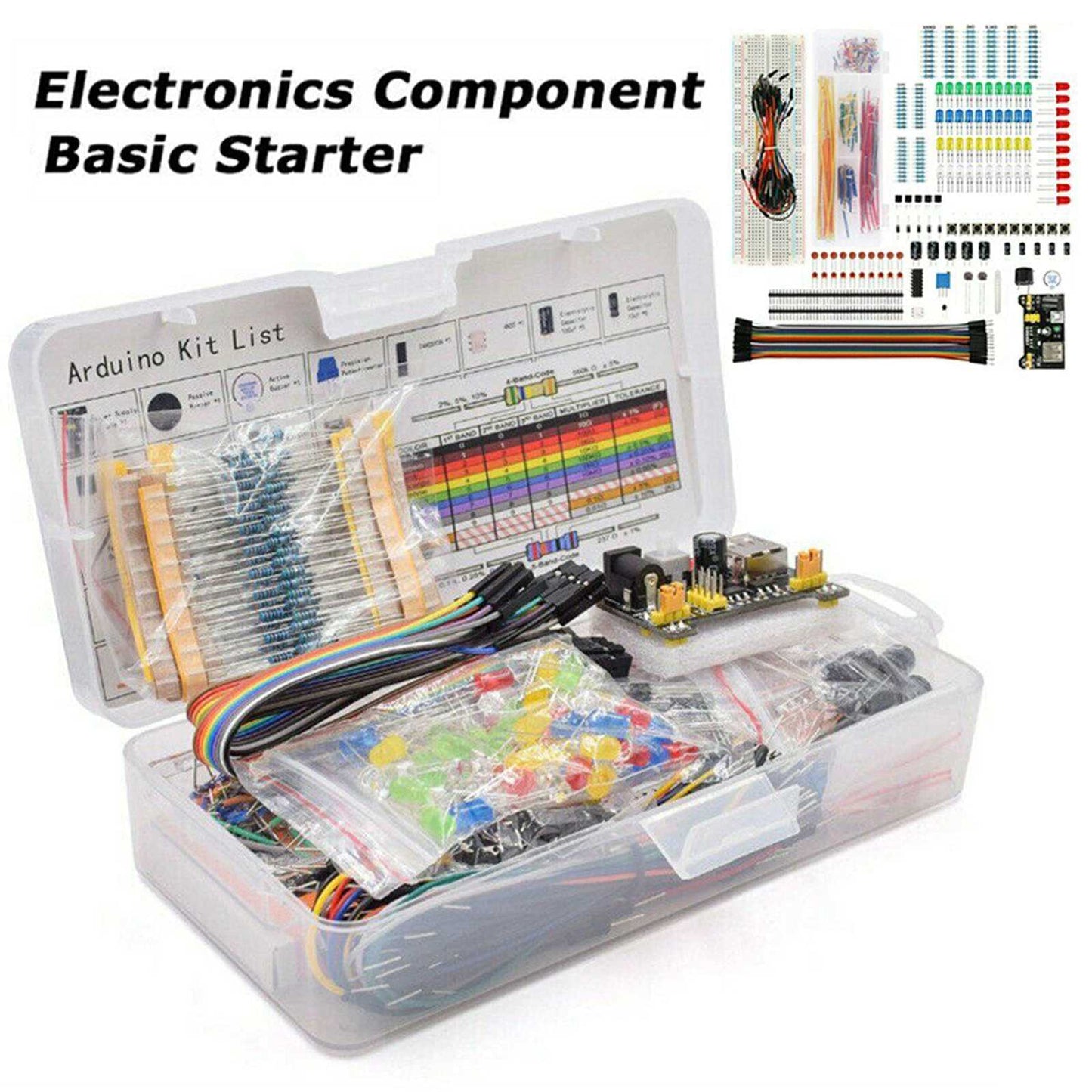 Ultimate Starter UNO R3 Kit Elektronik Projekt Baukasten Für Arduino Lernset