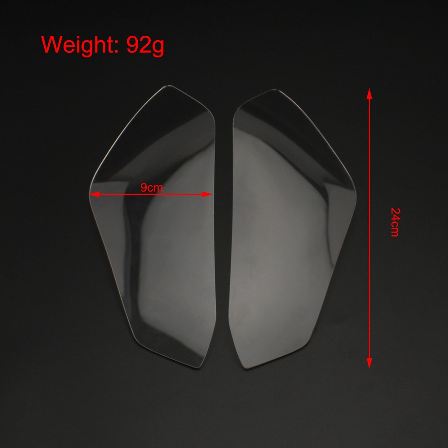 Housse de protection pour lentille de phare commandée, adaptée pour Honda CBR1000RR 2017-2020 fumée générique