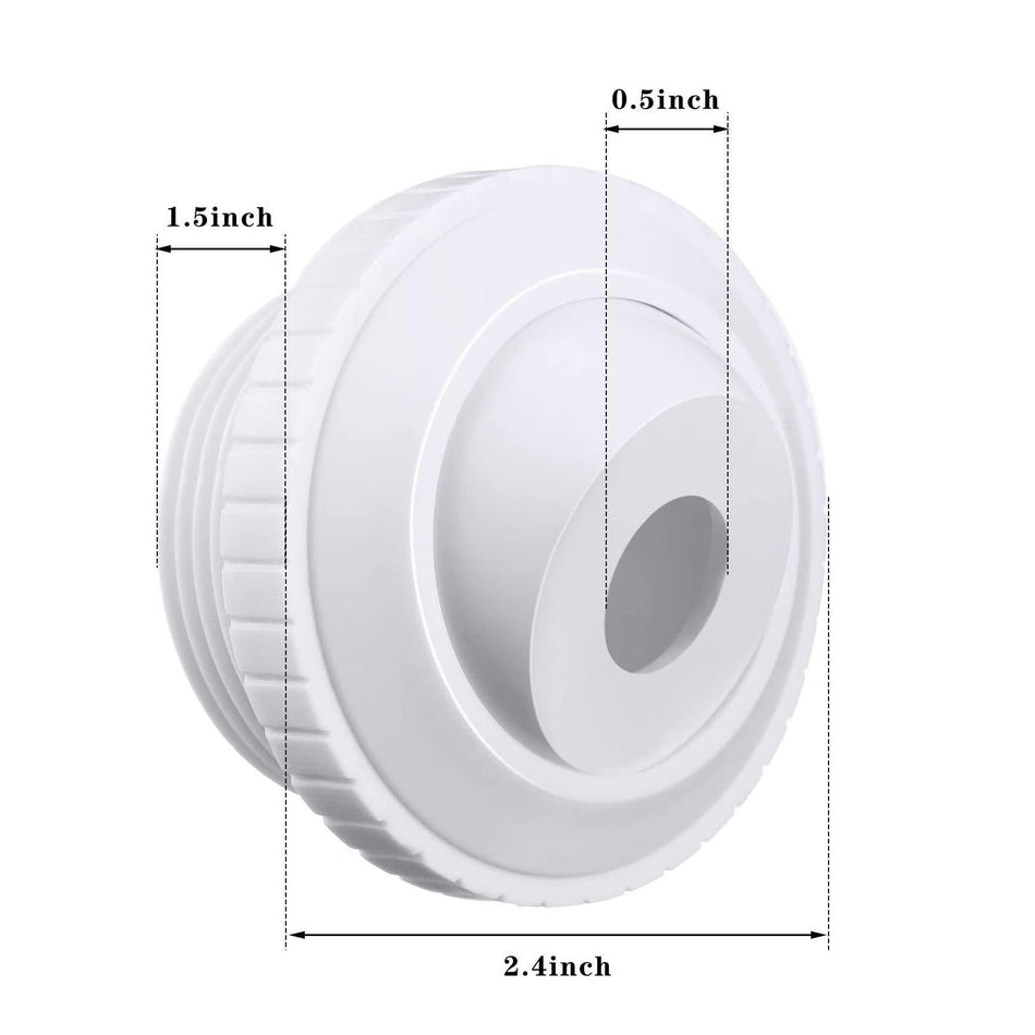 3 Pièces Piscine Spa Return Jet Fente Eyeball Set Flow Accessoire Partie