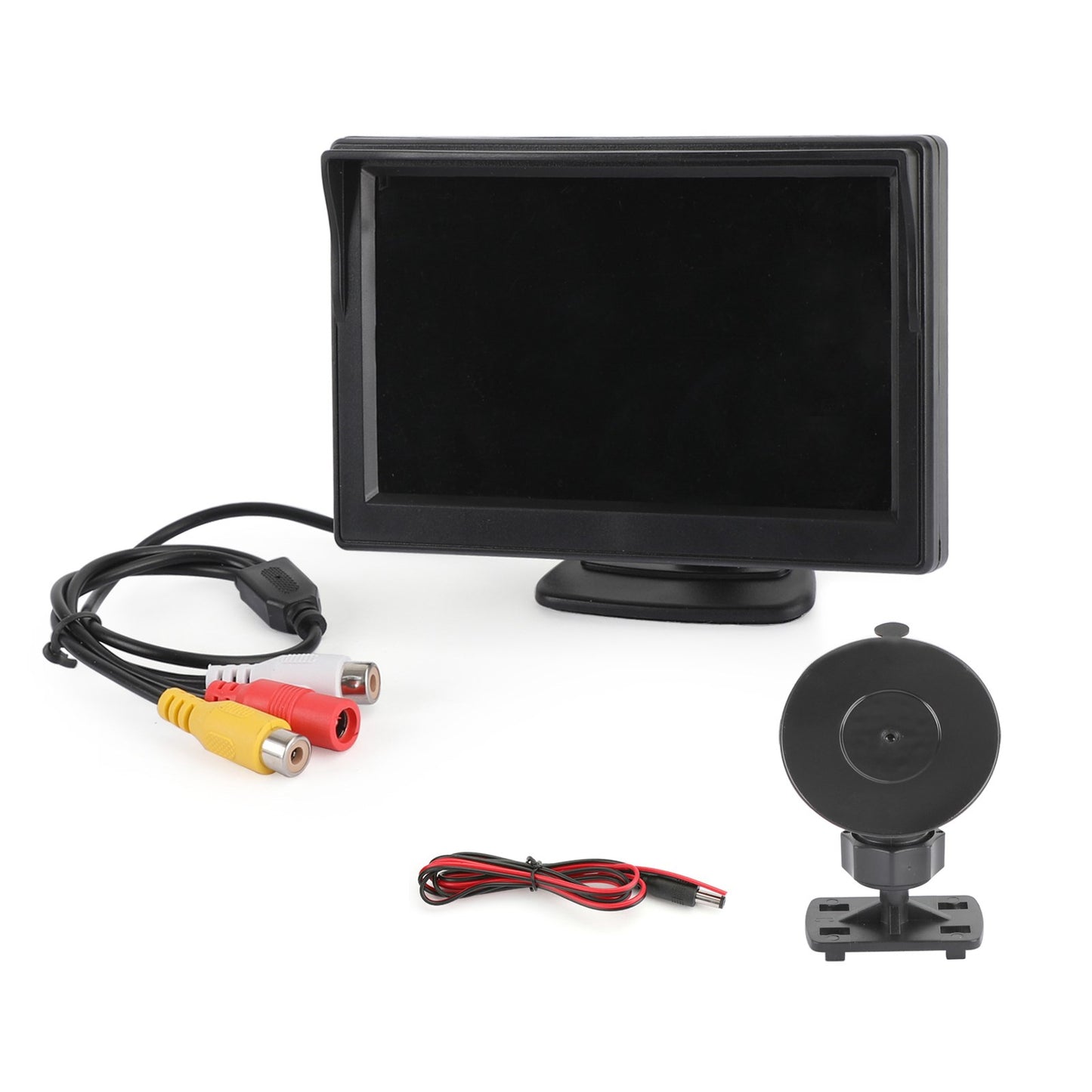5 Zoll TFT LCD Auto Bildschirmmonitor + 4LED Universal Auto Rückfahrkamera Kit
