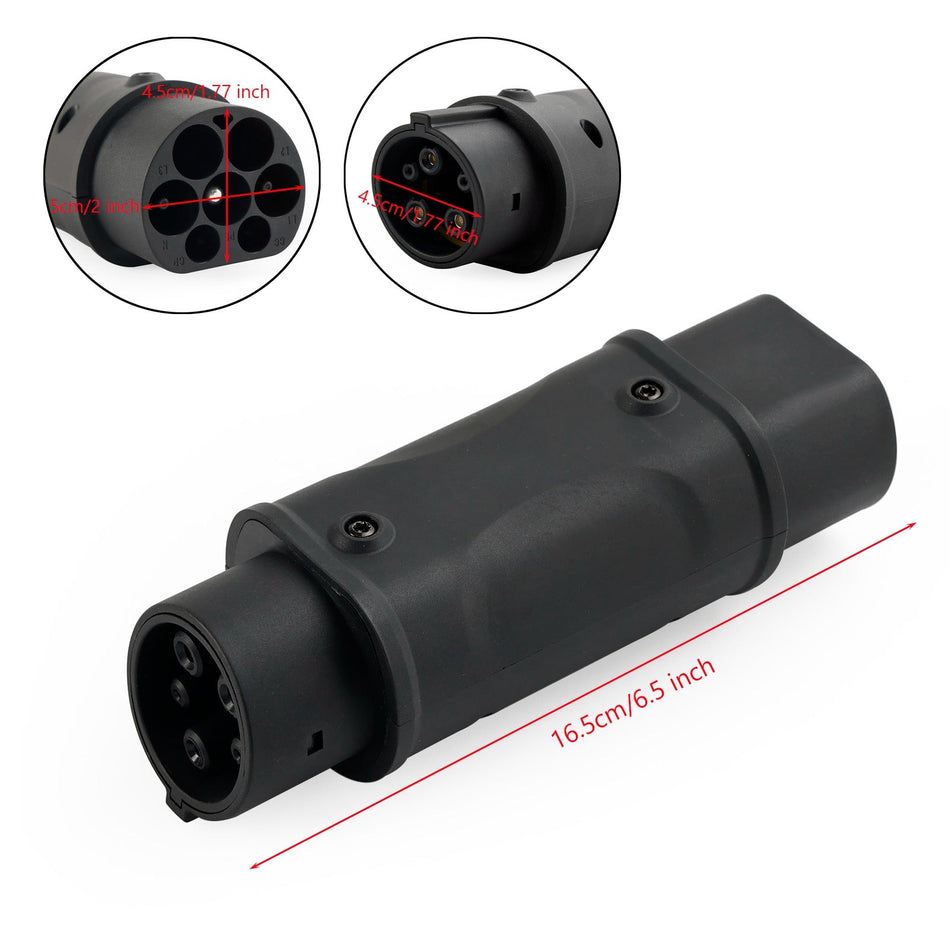 SAE Typ 2 auf Typ 1 EV-Ladekabel, Kfz-Ladeger?t-Adapter, IEC 62196 2 auf J1772