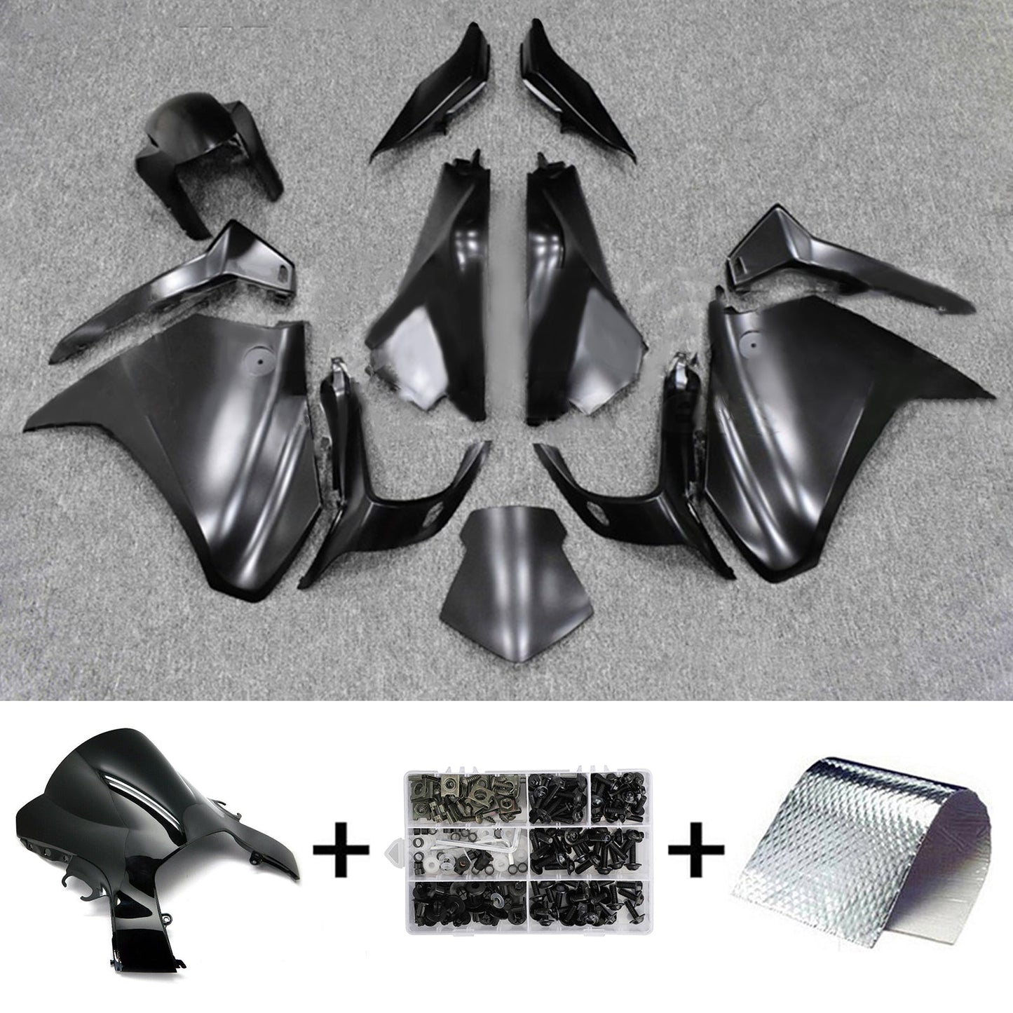 Amotopart Honda VFR1200 2010–2013 Verkleidungsset, Karosserie, Kunststoff, ABS