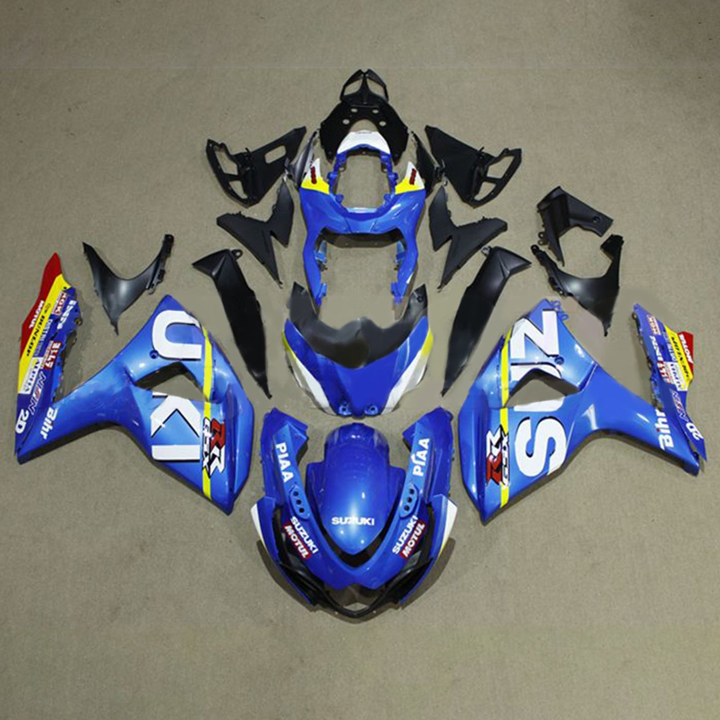 Amotopart Suzuki GSXR1000 2009¨C2016 K9 Verkleidungsset, Karosserie, Kunststoff, ABS