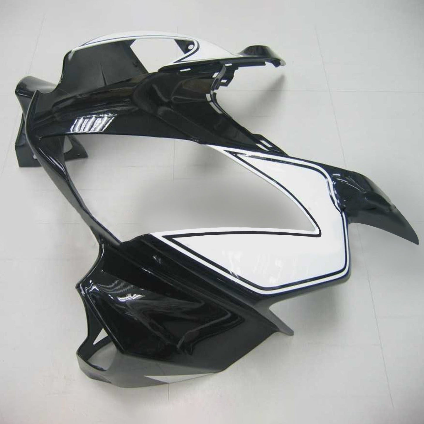 Amotopart 2002-2012 Honda VFR800 Kit de carénage noir et blanc