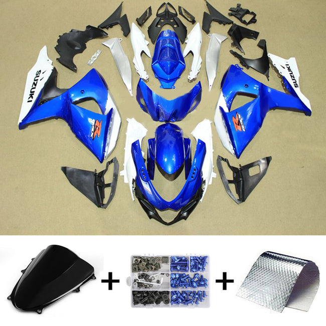 Amotopart Suzuki GSXR1000 2009¨C2016 K9 Verkleidungsset, Karosserie, Kunststoff, ABS