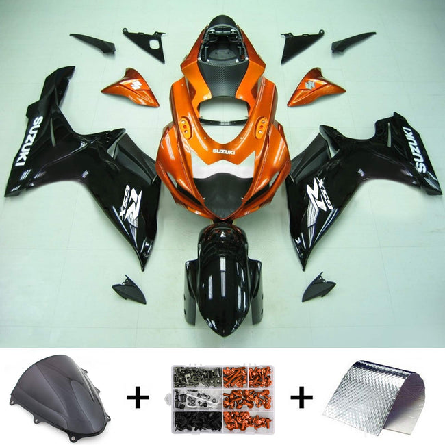 Amotopart Suzuki GSXR 600/750 2011-2022 K11 Verkleidungs Kit Körperwerk Kunststoffbauch