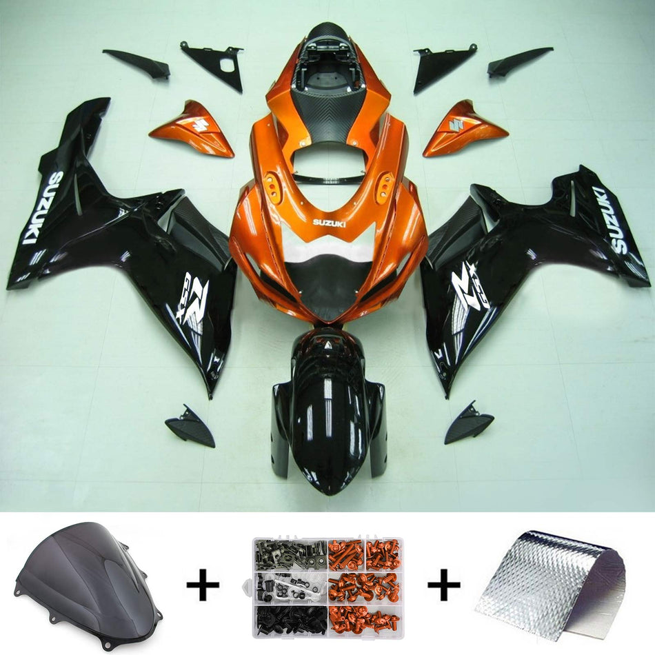 Amotopart Suzuki GSXR 600/750 2011-2022 K11 kit carénage carrosserie plastique ventre
