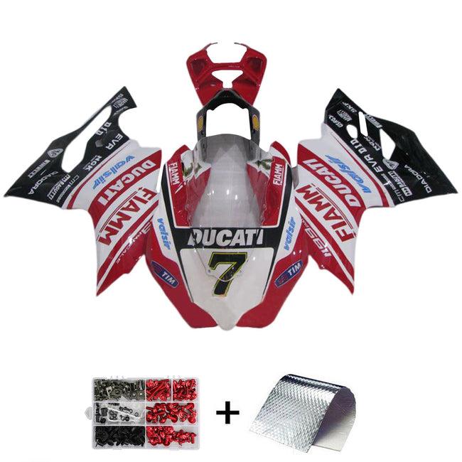 Amotopart Verkleidungsset für Ducati 1199 899 2012–2015, Karosserie, Kunststoff, ABS