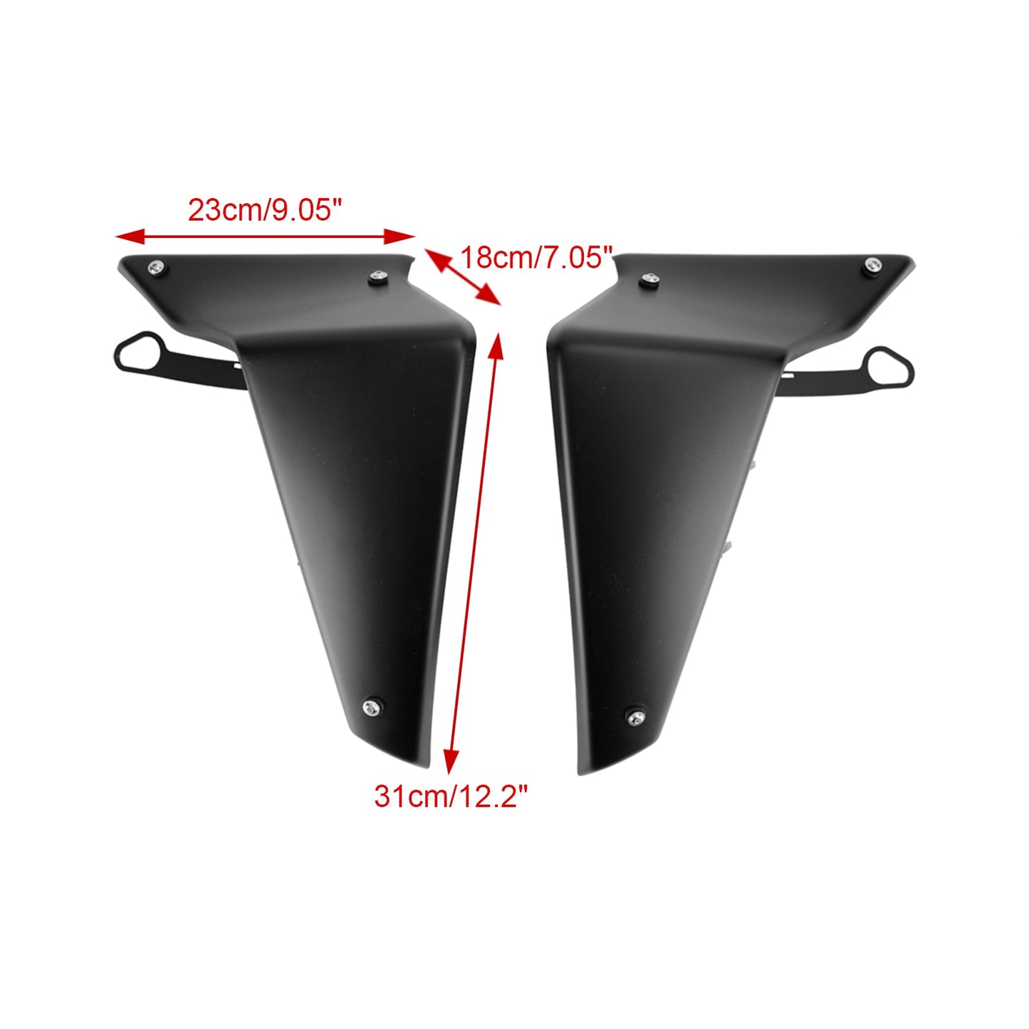 2021-2022 Yamaha MT-09 SP FZ09 Seitenspoiler Aerodynamischer Flügelabweiser