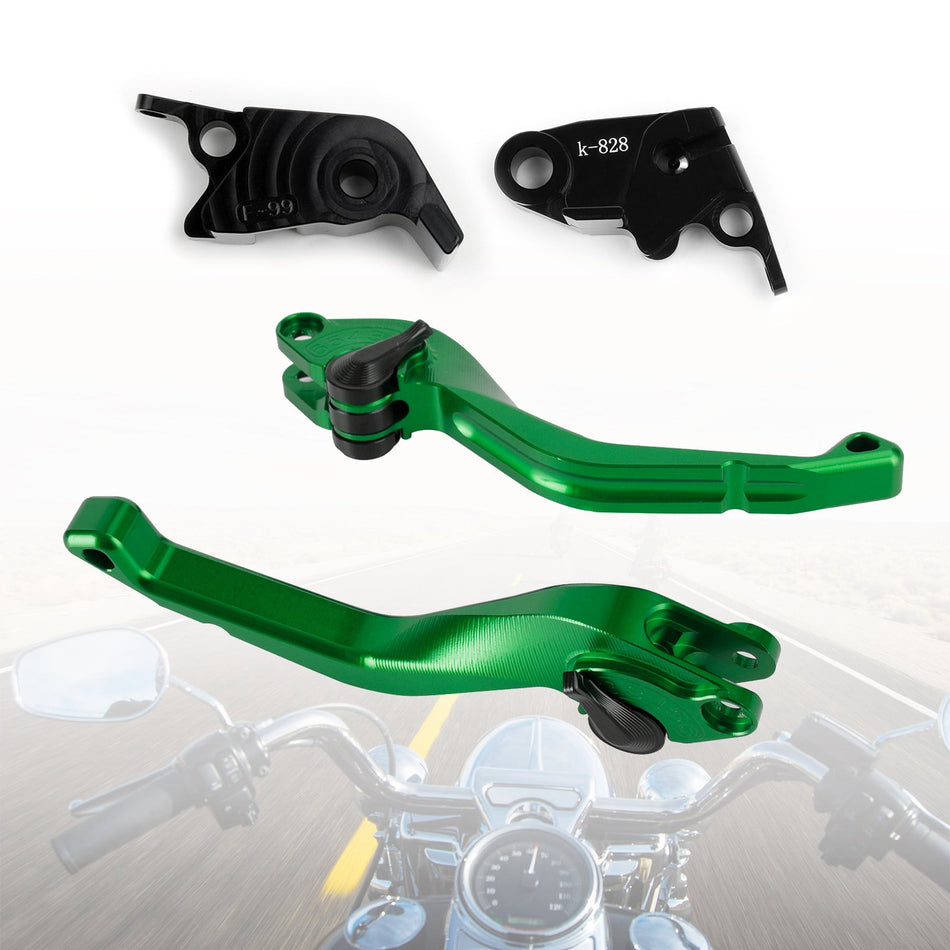 Levier de frein d'embrayage court CNC Kawasaki ZX10R/RR/KRT 2016-2017