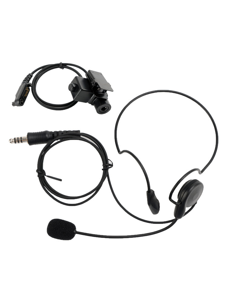 Für HYT PD680 PD685 X1E X1P 6Pin U94 PTT 7,1-C7 Hinten Montieren Stecker Taktische Headset