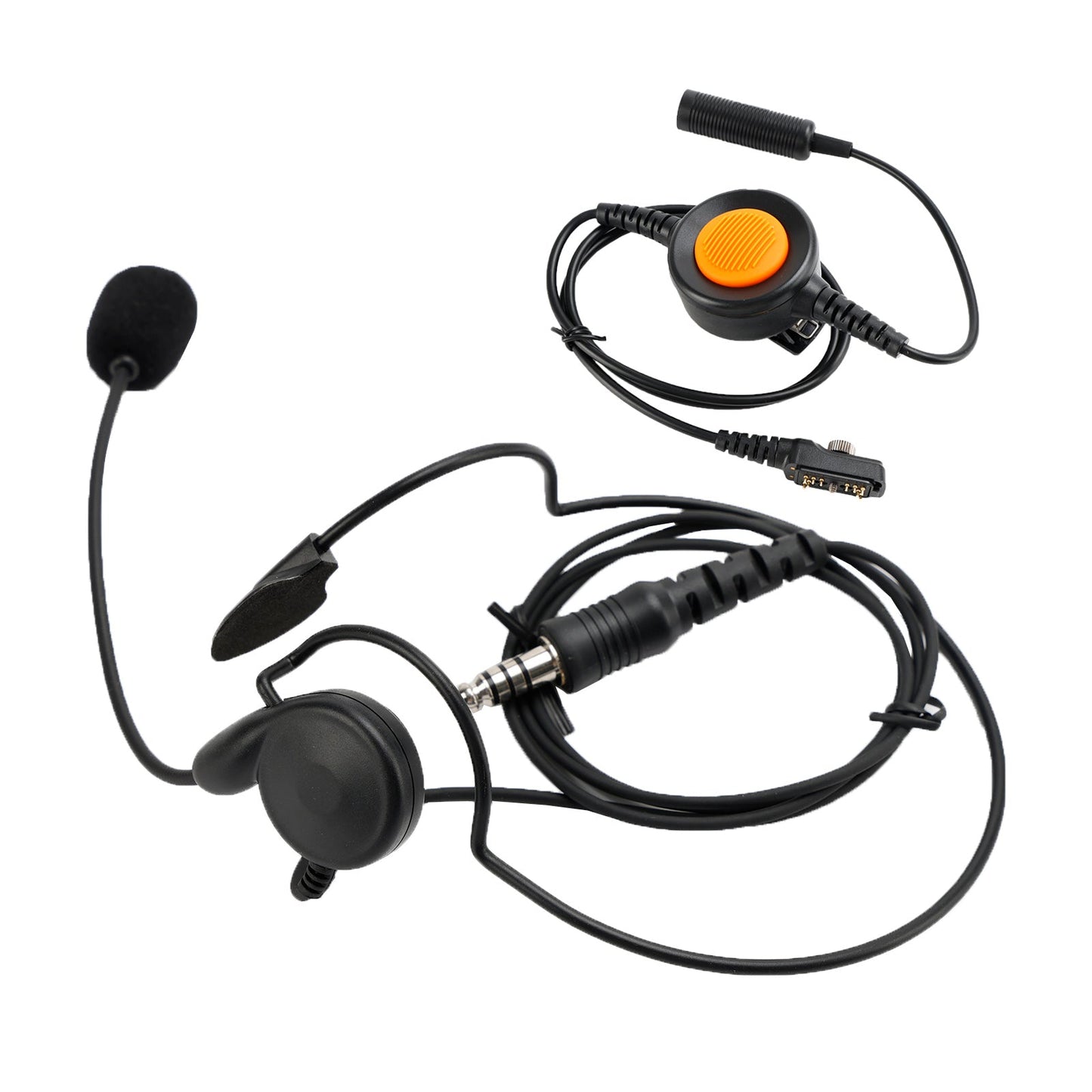 7.1-C7 Rückmontagestecker Taktisches Headset 6-Pin U94 PTT für Hytera PD780/700G/580