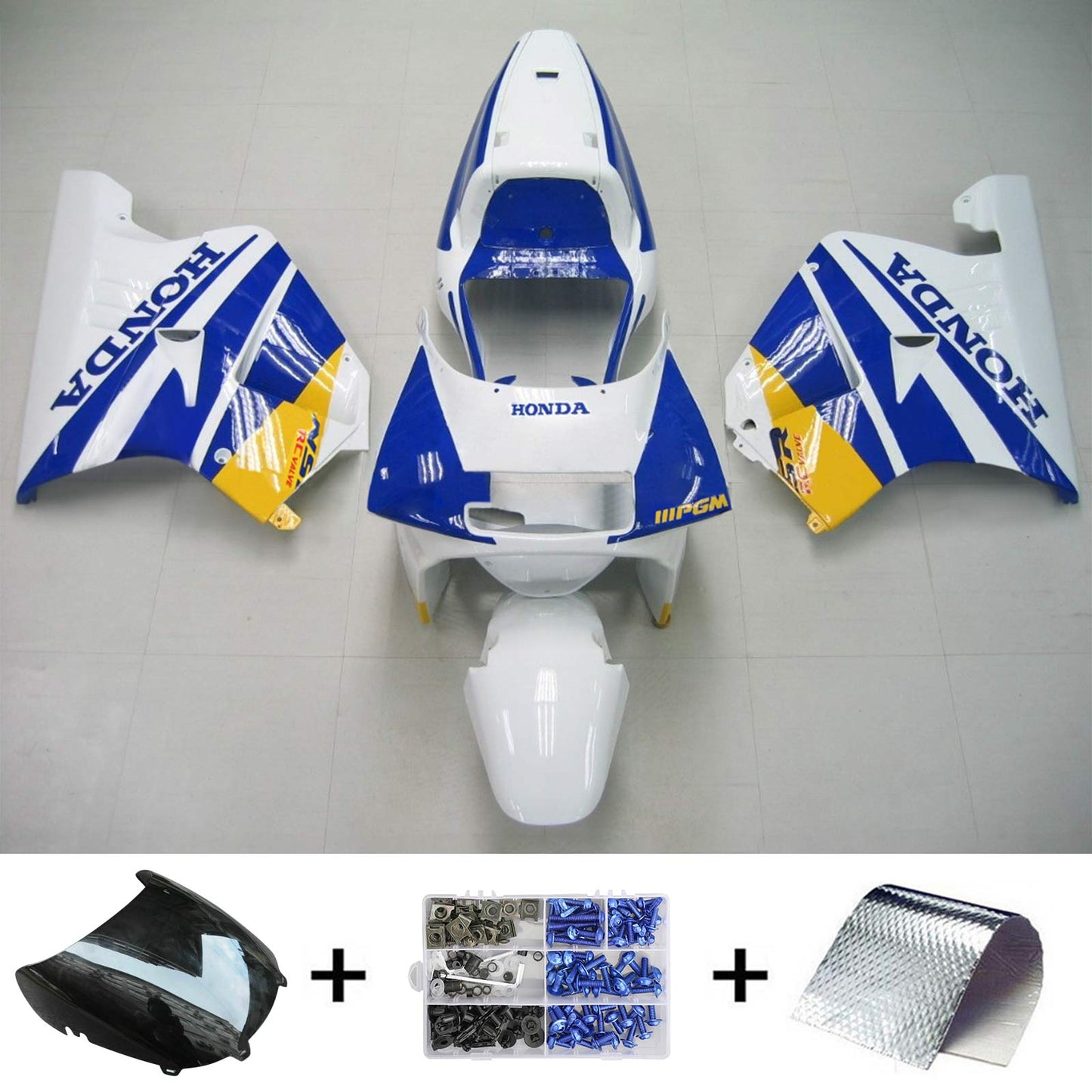 Amotopart Honda NSR250 PGM-3 1990-1993 Verkleidungskit