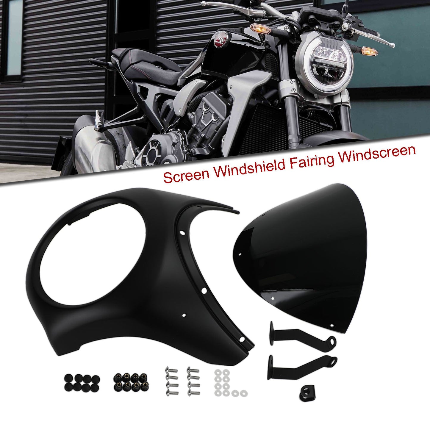 Honda CB1000R CB650R 2019-2021 Scheinwerfer Windschutzscheibe Verkleidung Windschutzscheibe