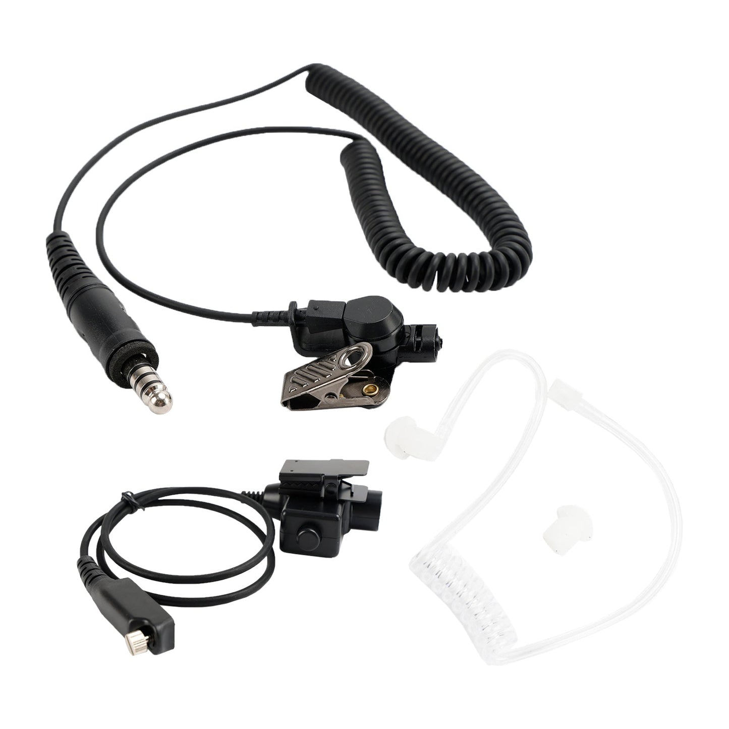 7.1-A3 Single Transparent Air Tube Headset für Sepura STP8000 STP8030 STP8035