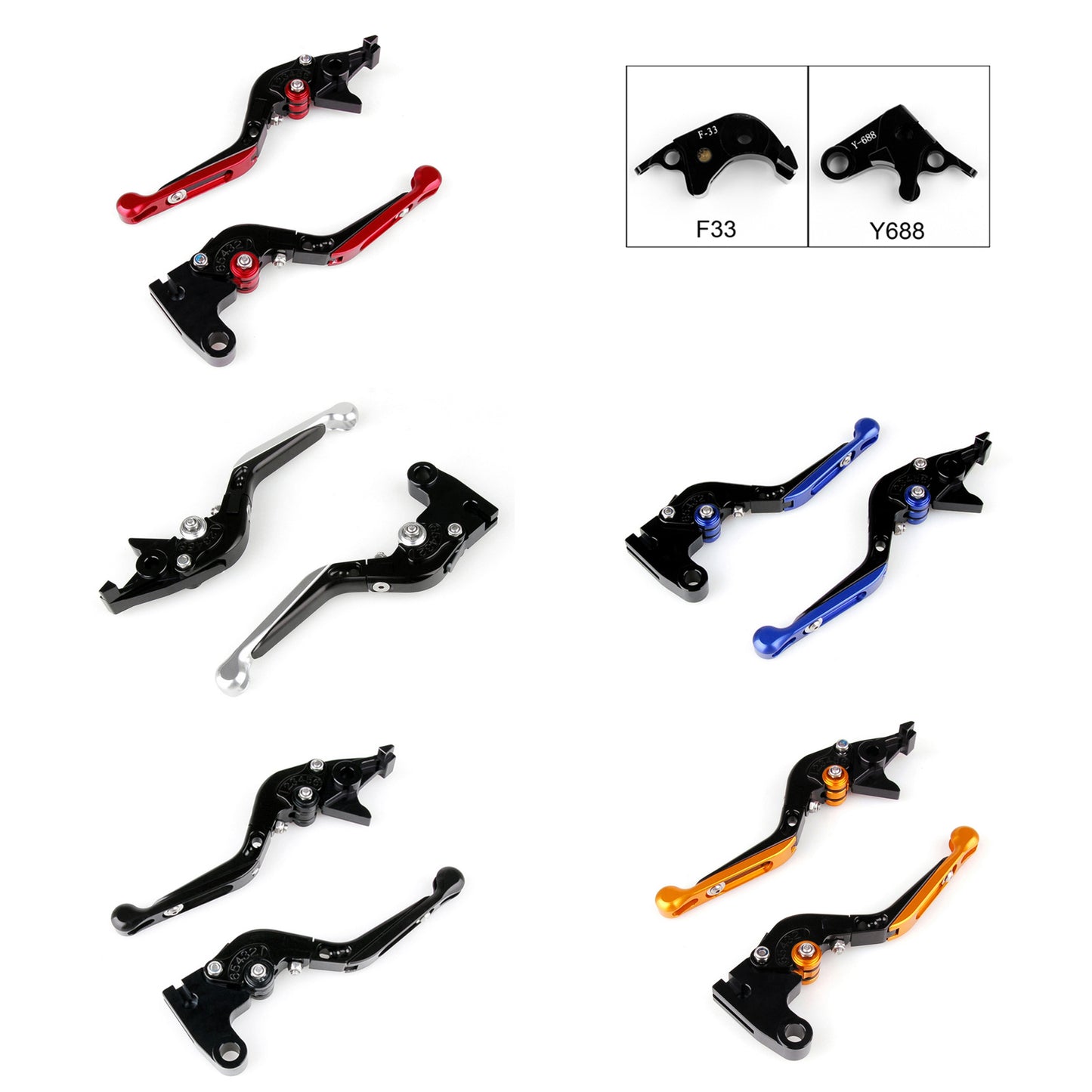 Leviers rabattables réglables pour Honda CBR 600RR 1000RR