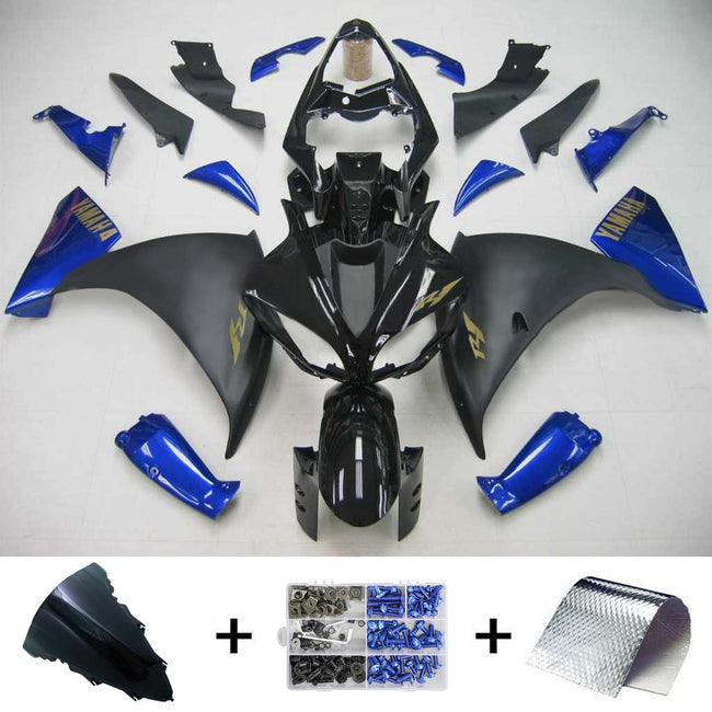 Injektionsverkaufskit Karosserie Kunststoff ABS fit für Yamaha YZF 1000 R1 2009-2011