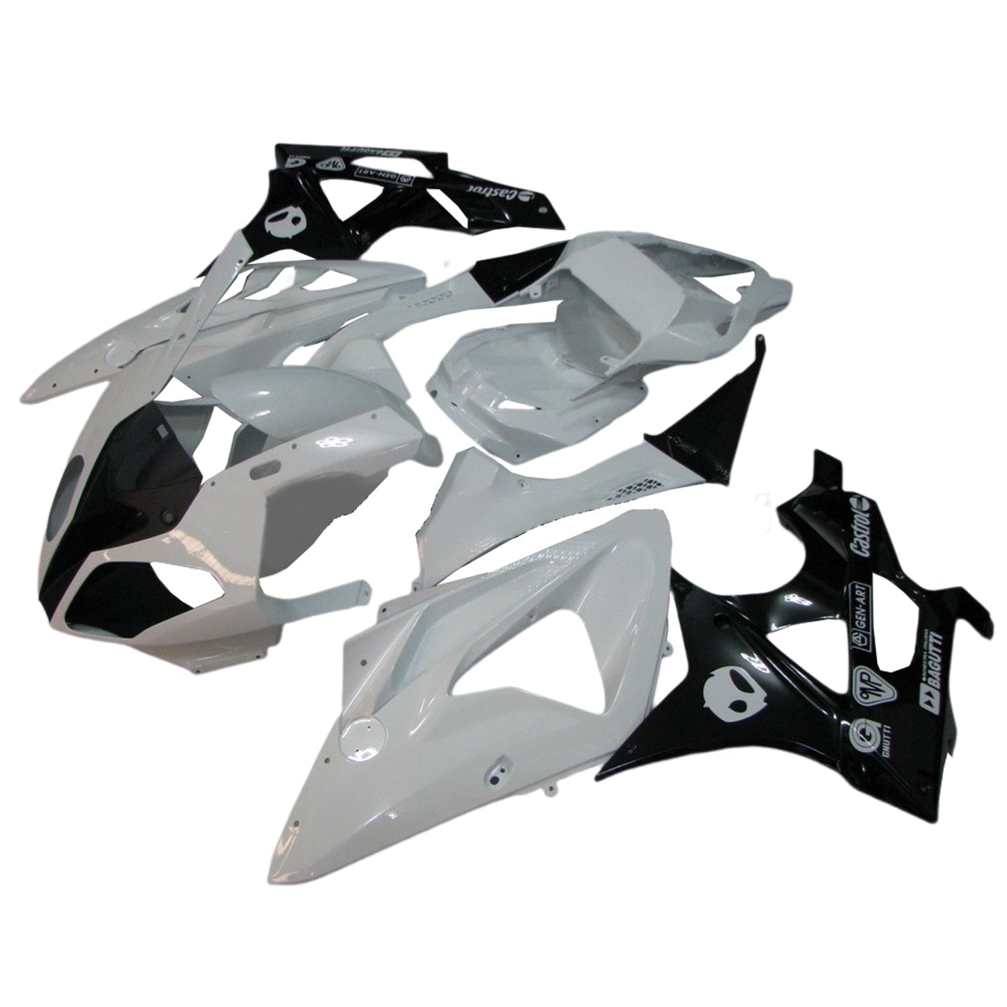 Amotopart BMW S1000RR 2009–2014 Verkleidungsset, Karosserie, Kunststoff, ABS