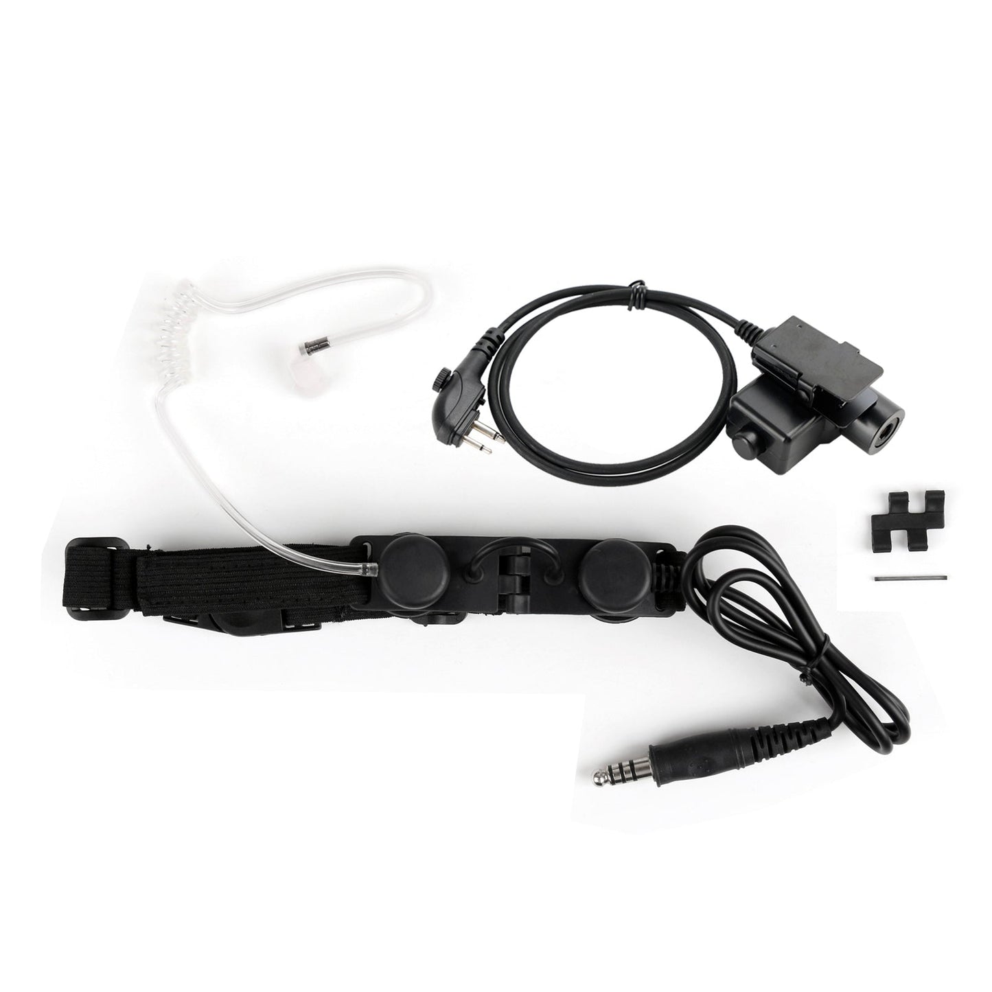 Z-Tactical Throat Mic Verstellbares Headset für Hytera HYT TC-446S TC-500 TC-508